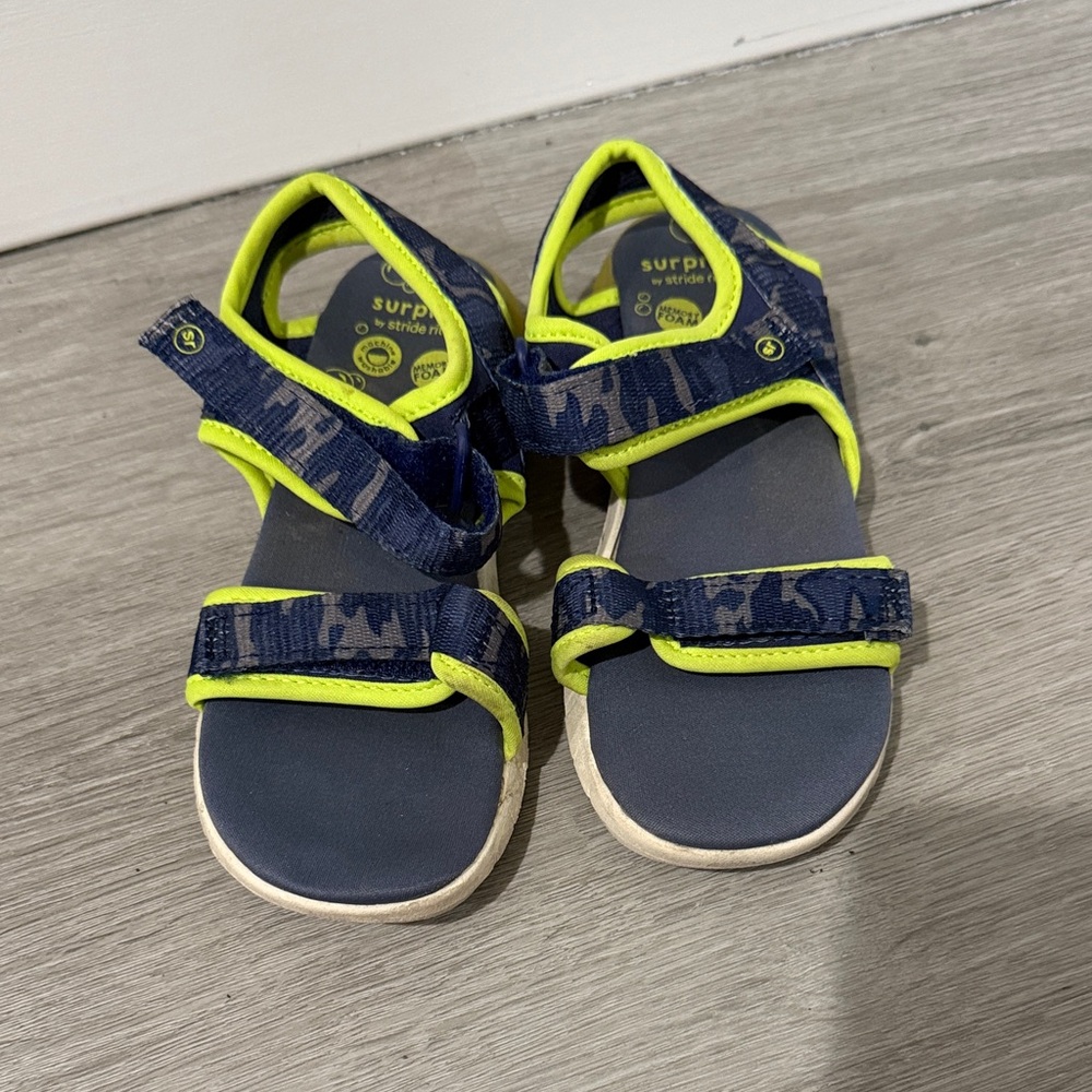 Blue and Green Kids Sandals
